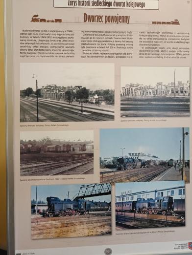 Siedlce drogami żelaznymi stojące
